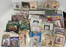Vintage Cross Stitch Kits Christmas + More Bucilla Wizzers + More Total 37 Sets
