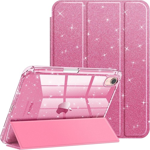 Slim Case for iPad Mini 7 2024 / iPad Mini 6 Glittering Sparkly Shockproof Cover - Picture 12 of 14