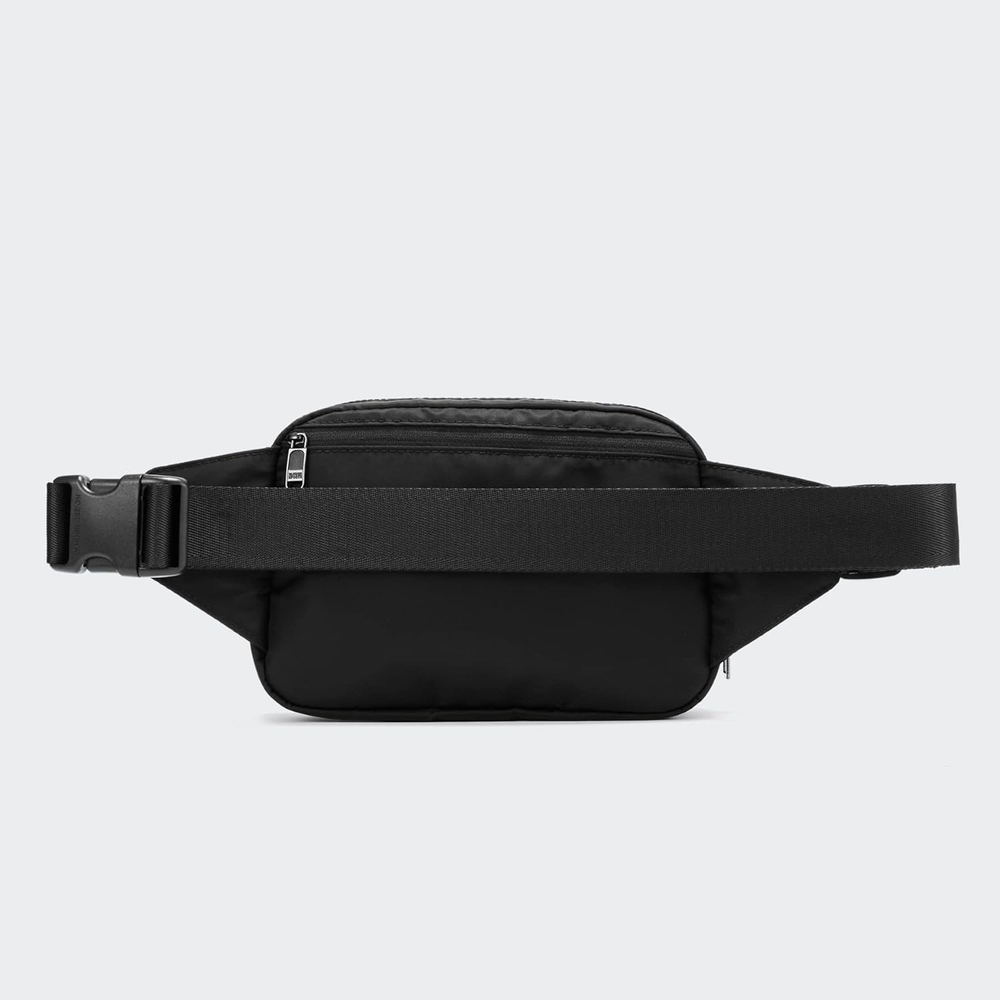 Large 2L Waterproof Unisex Fanny Pack Belt Bag Black