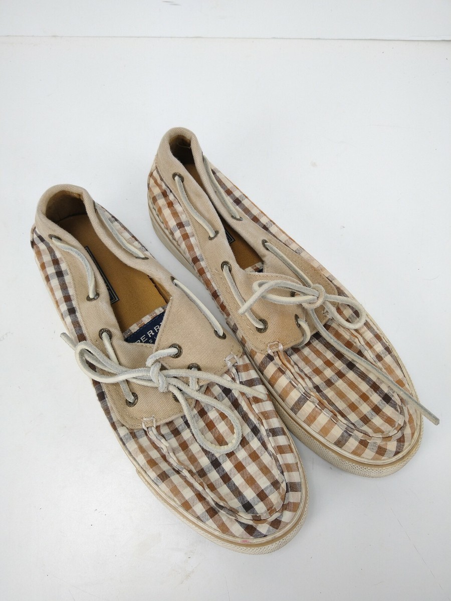 Sperry Top Sider Canvas Original Boat Shoes Womens Size 9