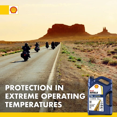 Shell Rotella T6 Full Synthetic 5W-40 Diesel Engine Oil, 1 Gallon ( 2 pack) - Bild 7 von 10