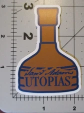 SAM ADAMS boston lager samuel utopias STICKER craft beer brewery brewing