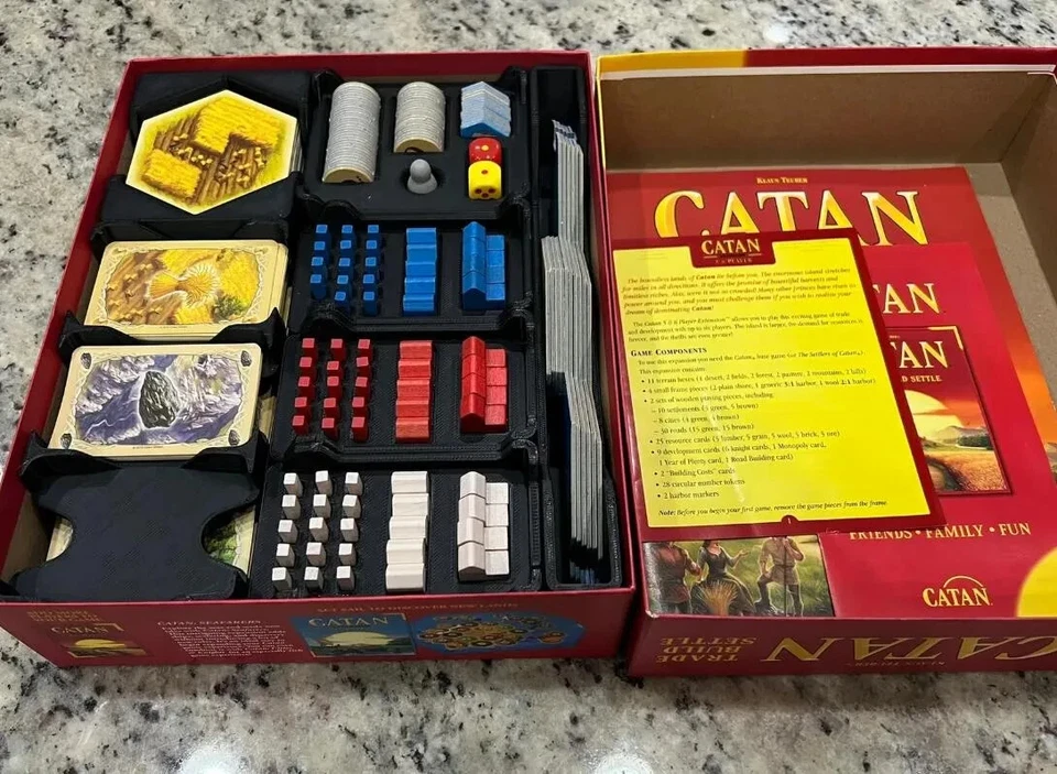 Insert Organizers for Settlers of Catan Base Game and Expansion - 3d Printed - Image 3 of 4