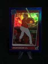 2021 Donruss Baseball Rated Rookies Dylan Carlson Blue Holo #37 *SavyCards*
