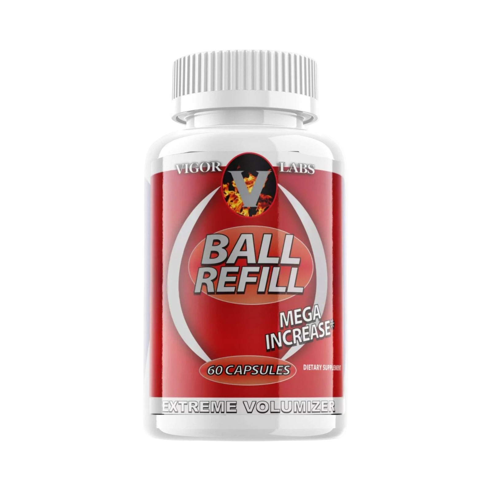 Ball Refill Male Capsules - Ball Refill for Male Vitality - 60 Capsules