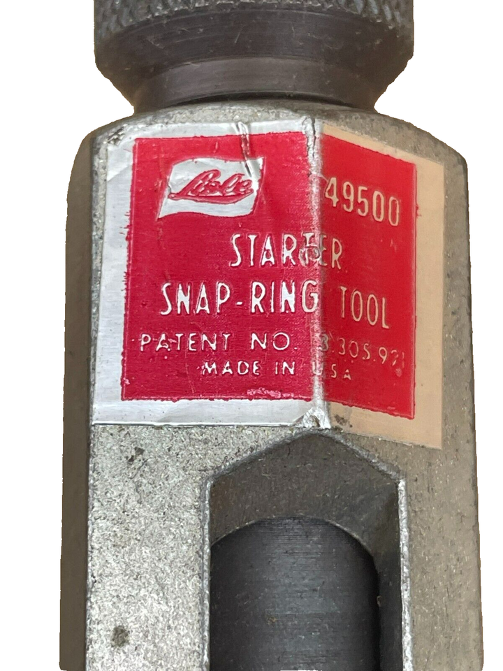 Lisle Starter Snap Ring Tool, Part 49500, Made in USA eBay