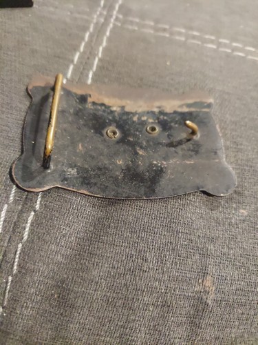 Vintage Cowboy Cowgirl Horse Saddle Handmade Western Belt Buckle - Picture 2 of 3