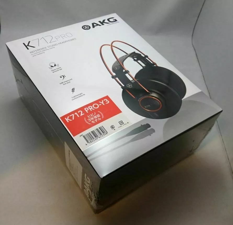 K712 PRO-Y3 AKG Studio Reference Headphones Open air dynamic type Black  Orange