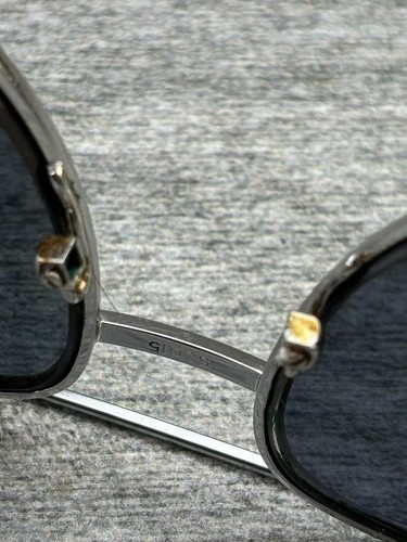 VTG Caravaggio Aviator Pilot Amalfi 203 Chrome Frame Only 58/15 140mm 80s Disco - Picture 11 of 23