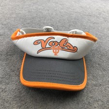 Tennessee Volunteers Visor Hat Cap Adjustable White Orange Logo Retro Vault Mens