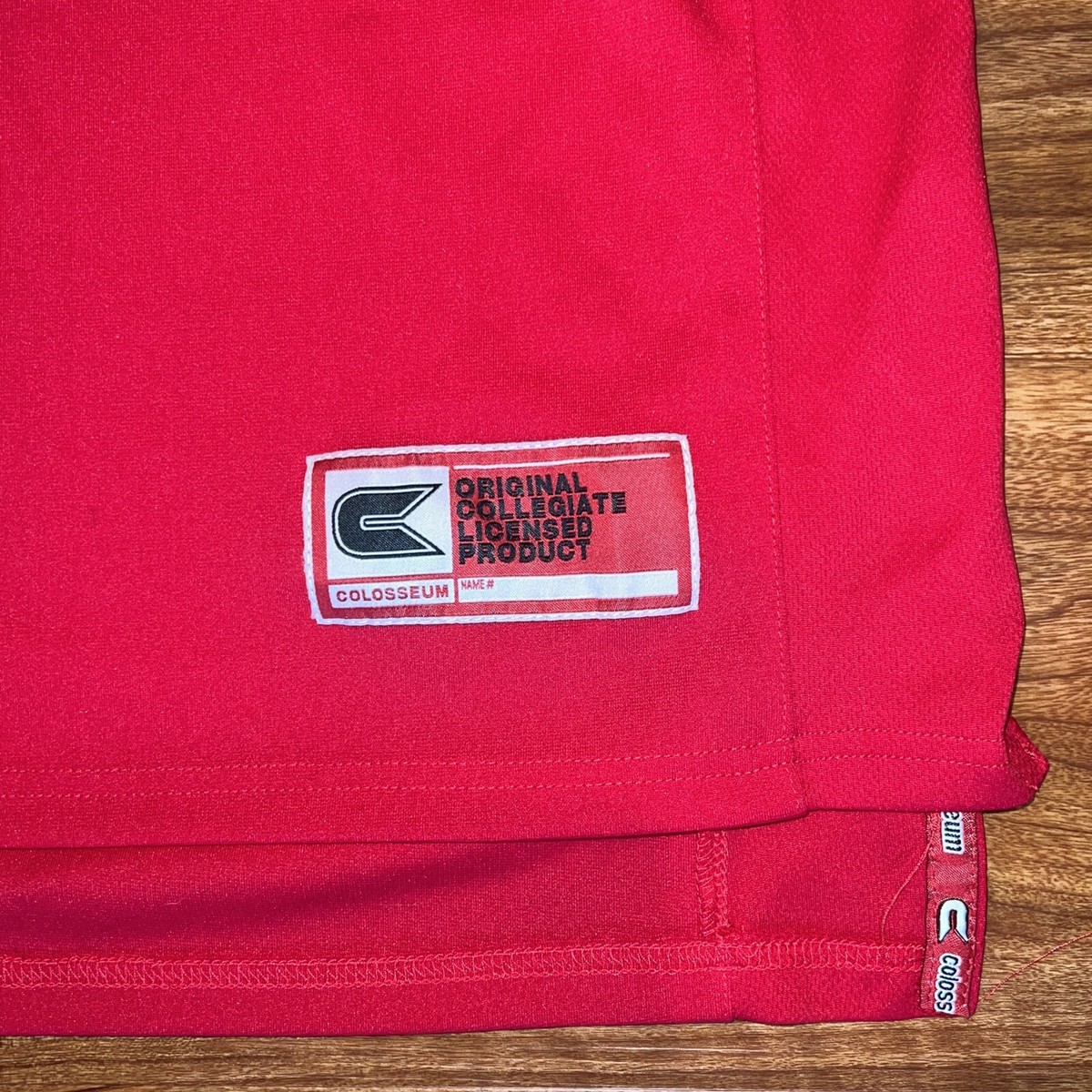 Colosseum Kahuku Red Raiders Football Jersey Red Large Hawaii High