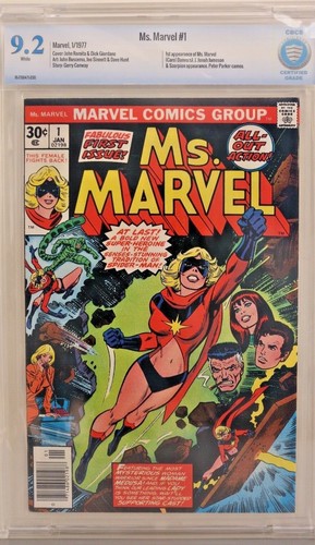 Ms. Marvel #1 CBCS 9.2 1st Appearance Carol Danvers Captain Brie Larson CGC PGX 