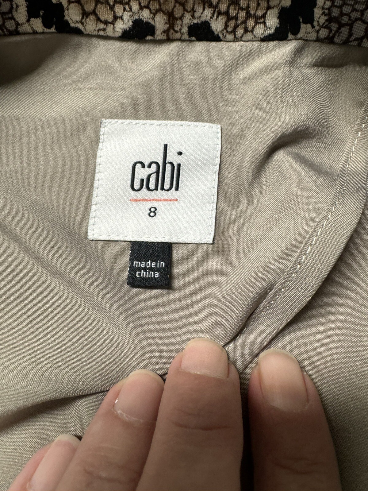 Cabi Samantha Python Snakeskin Double Breasted Bl… - image 7