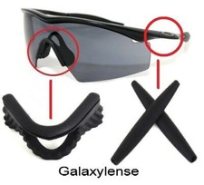 Nose Pads Earsocks Rubber Kits 4 Oakley M Frame Sweep/Strike/Hybrid/Heater Black