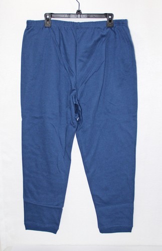 BLAIR Better-Than-Basic Fleece Pants, Petites Size PXL, Rich Indigo, NEW!! - Picture 3 of 3