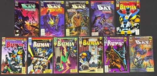 DC 1993 Batman Knightfall, KnightQuest & KnightsEnd lotto di 31! Spedizione gratuita! - Foto 6 di 10