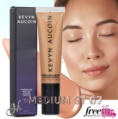 Kevyn Aucoin Stripped Nude Fluid Skin*Tint~Medium ST 07 (Bronze Tan) 1oz NIB $42