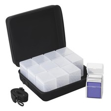 Deck Box with Carrying Case. Deck Boxes for MTG, TCG, Sports Cards.Set Includes