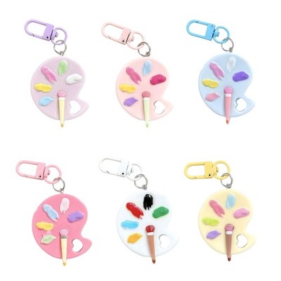Paint Palette Keyring For Daily Use And Artistic Expression Artist Keychain