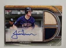 2025 Topps Museum Collection Justin Morneau Dual Relic Autograph Auto /199