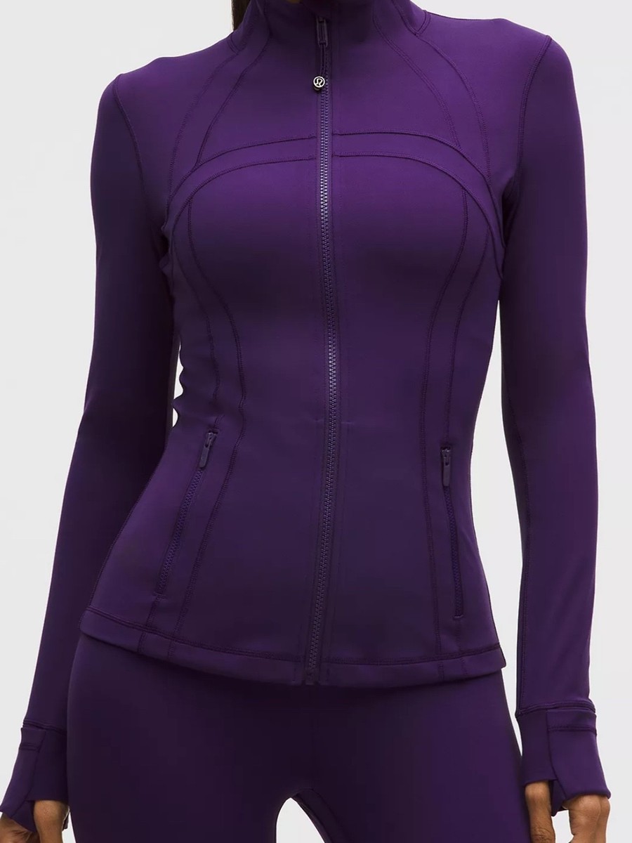 SAME DAY SHIP*LULULEMON Define Jacket Nulu~Dark Court Purple~SZ 10