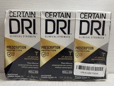 Certain Dri Clinical Antiperspirant 1.2 Ounce Pack Of 3 Prescription Strength