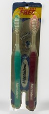 2 mentadent 33 soft  full oral care toothbrushes LOOK AT AD PICS PLEASE
