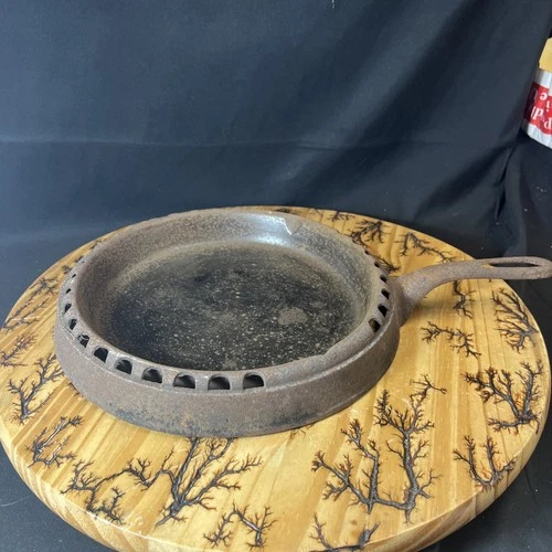 Rare 1893 Patent Griswold Cast Iron #869 Odorless Skillet Fry Pan Frying Stove