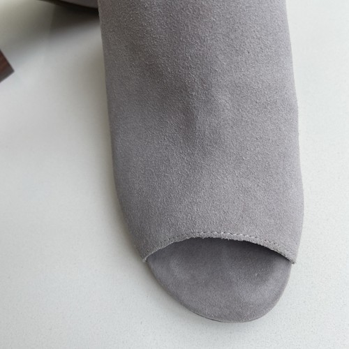 Bionic Shoes Grey Genuine Suede 4.5 Heel - Picture 8 of 13