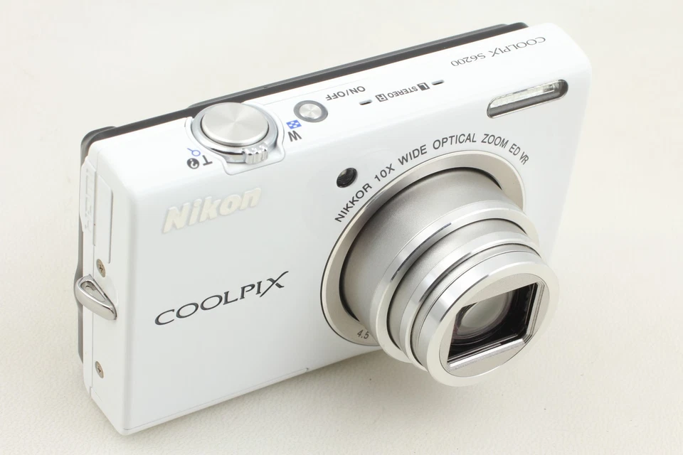 🎦VIDEO👀✨MINT✨ Nikon Coolpix S6200 White 16.0MP 10x Digital Camera From JAPAN - Image 4 of 4