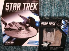 USS Reliant Concept Star Trek Eaglemoss Bonus Edition pudełko z magazynkiem nowe w pudełku