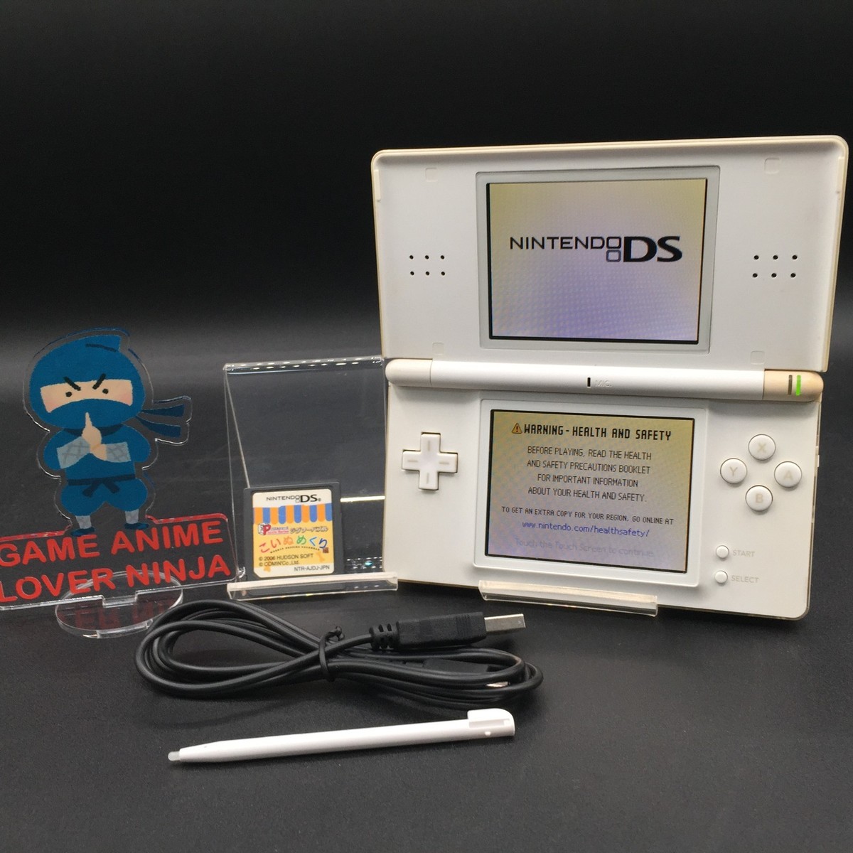 Z4721 Nintendo DS Lite console Crystal White Japan NDS JUNK