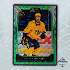 2021-22 O-pee-chee Platinum RYAN JOHANSEN Emerald Surge /10 #27
