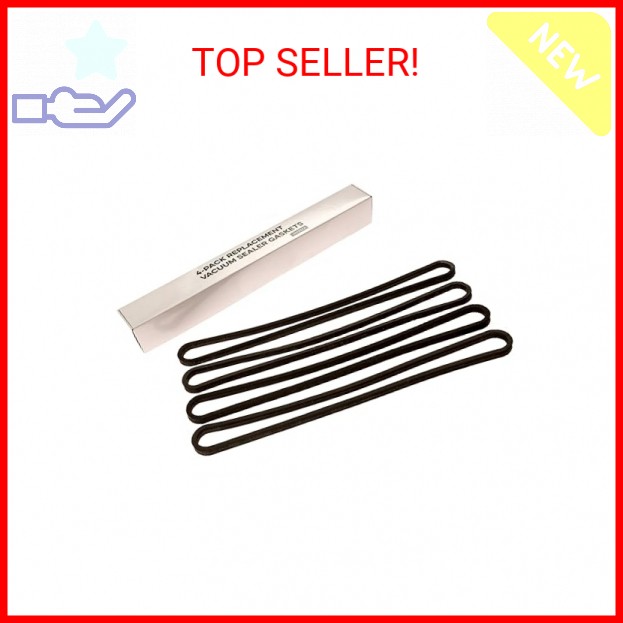 IMPRESA 4-Pack Replacement Gasket Compatible with FoodSaver Parts T910-00075 - V
