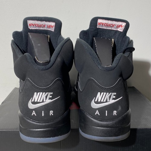 Größe 12 - Air Jordan 5 Retro 2016 schwarz metallic 845035-003 schneller Versand! - Bild 5 von 8