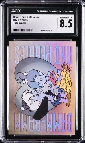 1993 THE FLINTSTONES HOLOGRAMS #H2 FRIENDS CGC 8.5