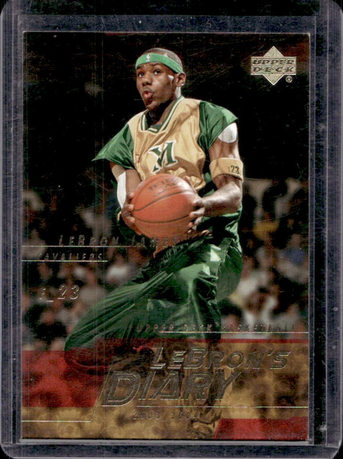 2003-04 Upper Deck LeBron James LeBron's Diary Rookie RC #LJ4 Cavaliers