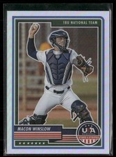 Macon Winslow 2023 Panini USA Baseball Stars & Stripes Holo Prizm USA #19