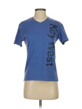 Mimi Liberté by Michel Klein Women Blue Short Sleeve T-Shirt S