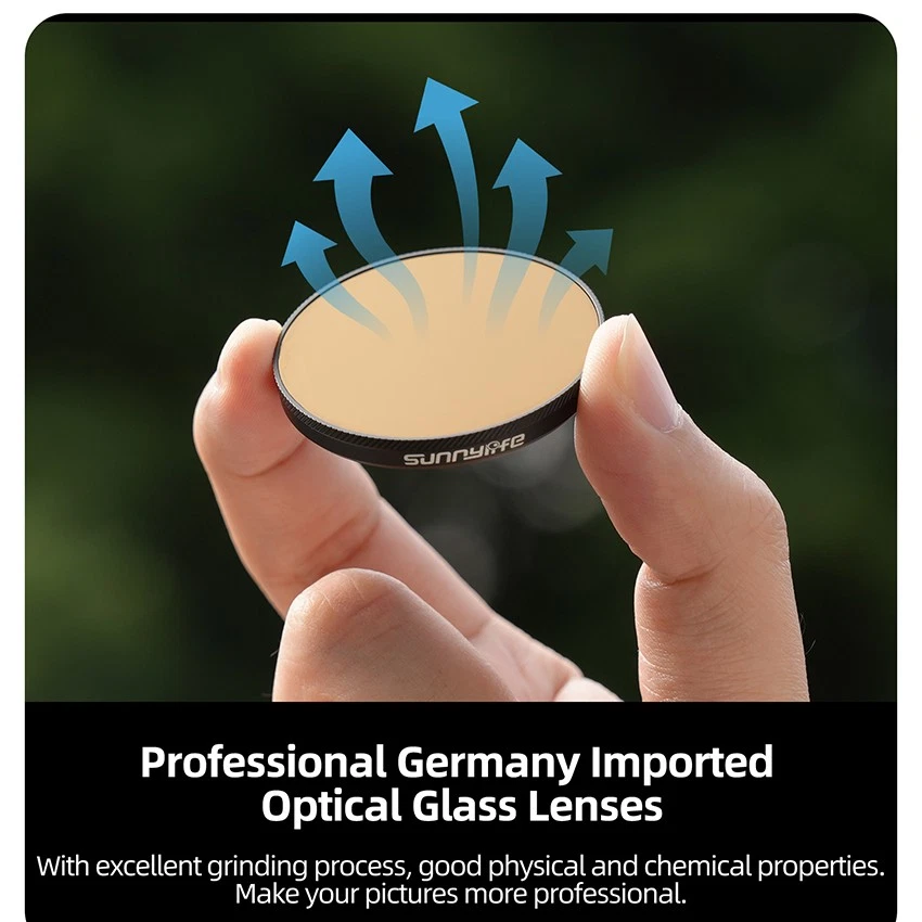 Adjustable CPL ND64 ND8 1/4 Black Mist MCUV Lens Filter Fit For DJI Osmo Action6 - Image 4 of 4