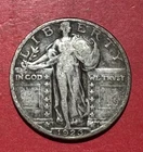 1926 US Standing Liberty SILVER Quarter! "Philadelphia" Mint! VG! Old US Coin!