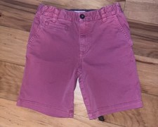 BODEN BOYS SUN FADED RED CHINO SHORTS SIZE 9 EXCELLENT COND LD6