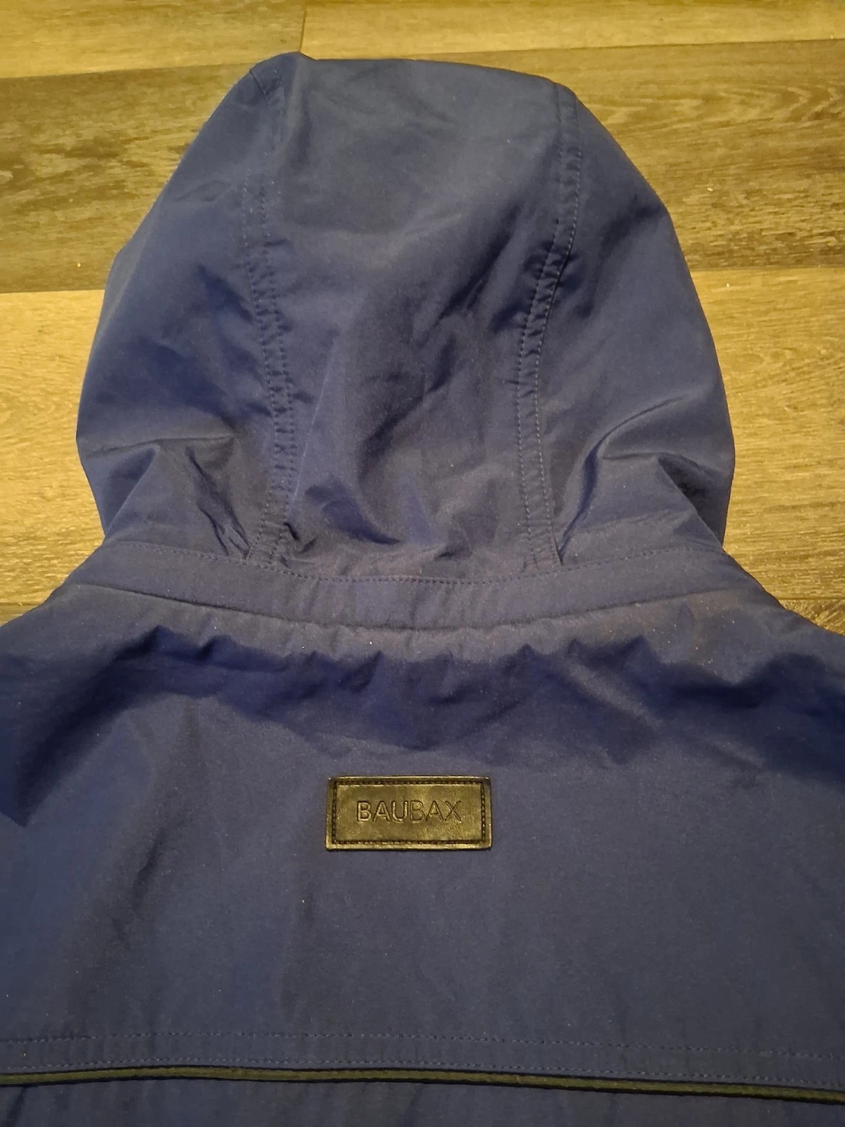 Baubax Travel Bomber Jacket Detachable Hood Utility Softshell Navy Mens Small image 8