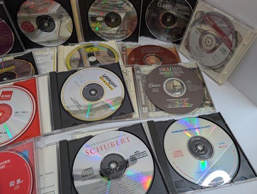 mixed lot 15 Classical Music CDs Shubert Grieg Brahms Mozart Symphonies Watzes - Foto 16 di 16