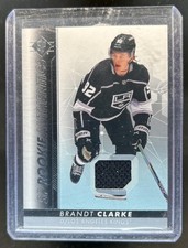 2022-23 SP Brandt Clarke Authentics Jersey RC #139 Kings Rookie