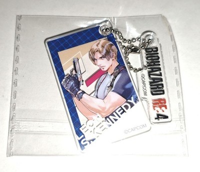 Resident Evil Leon S. Kennedy Acryl Schlüsselanhänger Capcom Store Chisato Mi...