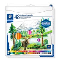 Staedtler 146 C48 Buntstifte Set 48 Leuchtende Farben Weiche Mine