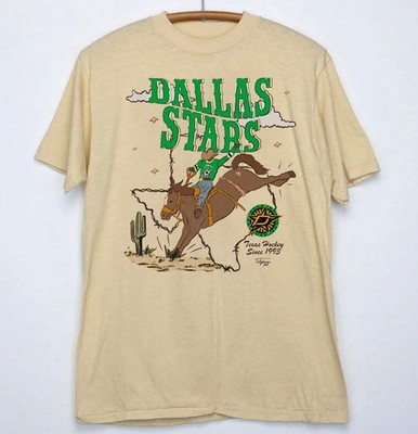 Dallas Hockey Texas 1993 Retro style Sand T shirt Unisex tee Vtg HN5887