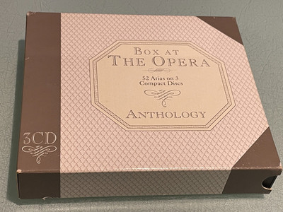 Box at The Opera - 3 CD's Album Set - 52 Arias Anthology - 1993 Recording Arts