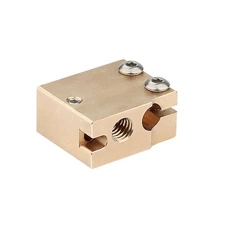 Brass Volcano Heater Block Hotend Head For E3D Hotend V6 Extruder PT100